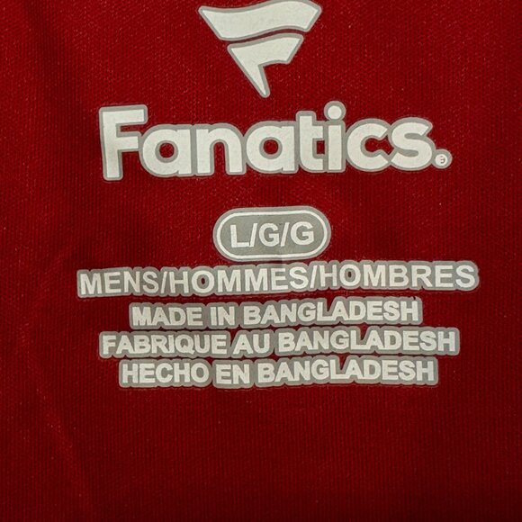 SF 49ers NFL Polo Shirt Fabletics Short Sleeves Football Red Stretch Mens Large - Picture 3 of 7